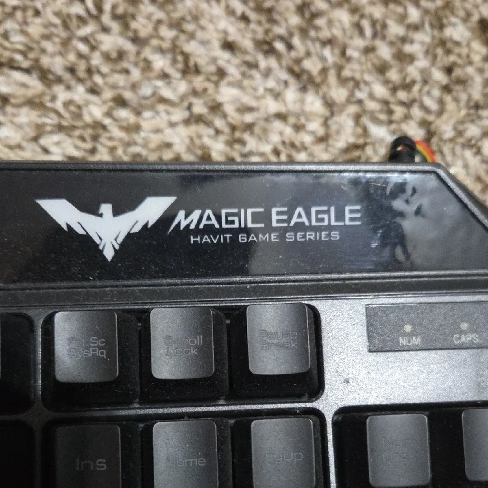Magic Eagle Black Gaming Keyboard Havit Game Series